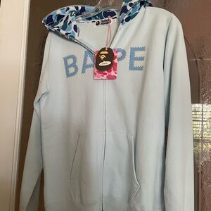 ABC CAMO CRYSTAL STONE BAPE FULL ZIP HOODIE